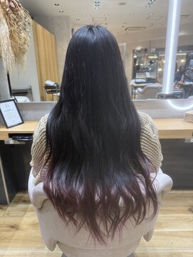 フィゼル あべのルシアス店(Aujua fizelle) 裾カラー