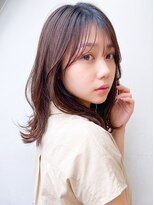 アンジュール(UNJOUR.)&nbsp;髪質改善くびれレイヤーブラウン/顔周り小顔