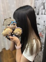 ヲタクに美容室は難しい。 ブリーチ1回/ミルキーグレージュ