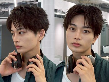 ベイルーム(BAYROOM by HONEY omotesando)の写真/デザイン力が好評♪【新規限定メンズカット+眉デザイン ￥7000】シンプルで差が付くStyleに！[横浜]