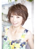 ナチュラルショートヘア