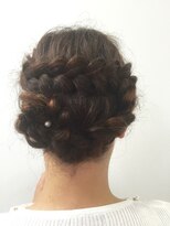 ビューティーコレクション 静岡北店&nbsp;編み込みお花アレンジ