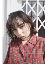 ストレートバング外ハネボブ