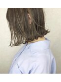 切りっぱなしBOB×地毛風外国人カラー