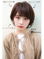 デコ(DECO) 【DECO・穂積聡】大人かわいい小顔ひし形ショートボブ