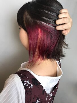 フレア ヘア サロン(FLEAR hair salon) ピンク♪インナーカラー！