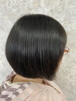 シュガービー(SUGAR-B)&nbsp;【SUGAR-B】黒髪前下がりボブ似合わせカット