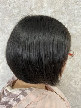 シュガービー(SUGAR-B) 【SUGAR-B】黒髪前下がりボブ似合わせカット