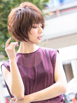 ジェム(GEM) **GEM**なりたい質感が叶う☆ピンクカラーショート