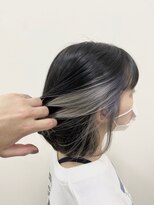 マーシュ(marshu)&nbsp;【marshu  OSAKA Style】インナーカラー×ホワイトアッシュ