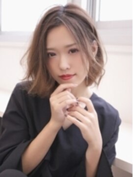 アグ ヘアー ゼッカ 大野城店(Agu hair zekka) 抜け感レイヤーミディ