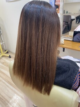 ラヴィヘアスペース(La Vie hair space) ブリーチ元気縮毛矯正