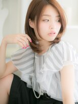 モッズヘア 越谷(mod's hair) 耳かけ◎艶カラーアシンメトリーワンカールc5越谷20代30代40代