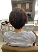 小顔補正立体カット