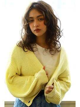 テラスコード(TERRACE CODE) ウェーブ×デジタルパーマ×レイヤーカット 20代30代40代