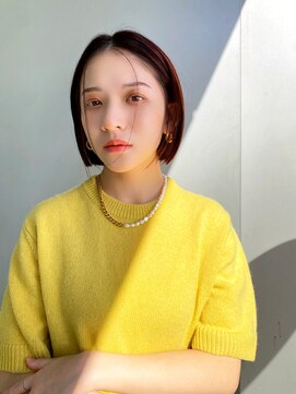 ファースト 仙台店(first) 重く見えないプツッとボブ