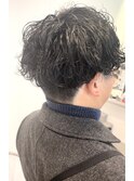 メンズ波巻きパーマ