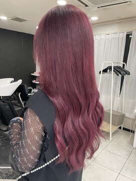 ディア(.eer) 【ダブルカラー＋エクステ】　ピンクラベンダー