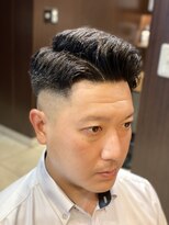 ヘアーモードキクチ 神田日銀通り店&nbsp;神田フェード×アイロンパーマ