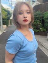 サンドシーン(sand scene)&nbsp;20代30代40代丸みショートボブマッシュ前下がりレイヤー