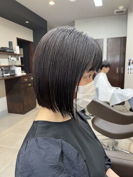 リリ(Liri material care salon by JAPAN) 纏まりのある大人ボブ