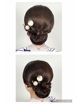 美容室こころ お祭りヘアセット