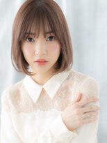 ドクターズ サロン ラブ(Dr's Salon LAB)&nbsp;耳掛けも◎ミルクティーピンクツヤ髪ボブj古河20代30代40代