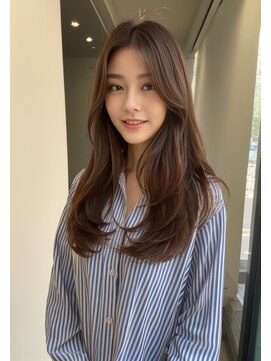 ドロシー 郡山桑野店(Dorothy) イメチェンハッシュカットフルバング似合わせレッドブラウン