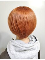 リリー シブヤ(Lilly shibuya)&nbsp;【Lilly渋谷】#オレンジ#ショート#学割U24#韓国