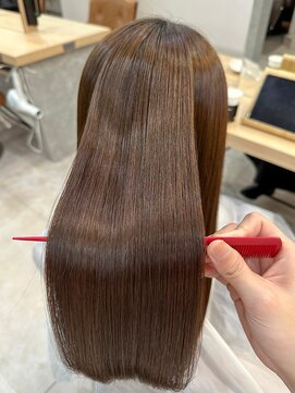 テトテ 三宮店(Tetote) 【tetote三宮/五熊】艶髪ストレート/矯正系髪質改善