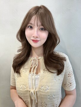 グロー 大宮(GLROW) 韓国　レイヤーカット　くびれ巻き　イノアカラー　haruhi