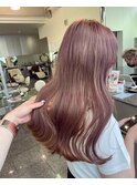 【ダブルカラー ピンクベージュ】