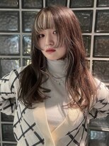 ペレ 梅田(PELE)&nbsp;前髪/アンブレラカラー/こなれミディ/イメチェン/ウェーブパーマ