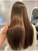 髪質改善＊ロングレイヤーグレーベージュ＊美髪【Zina船橋】