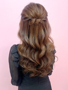 シーズン 大阪(SEASON) ヘアセット】ハーフツイン/カジュアルアレンジ/梅田駅