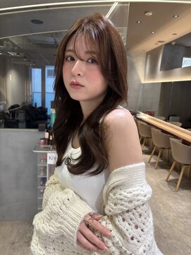 アンフィニー 仙台(ANFINI) 仙台髪質改善縮毛矯正韓国レイヤー外ハネボブイメチェン美髪前髪