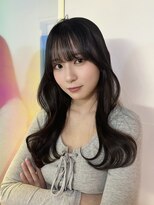 ユーフォリア 渋谷グランデ(Euphoria SHIBUYA GRANDE)&nbsp;くびれ巻き　韓国ヘア　暗めカラー