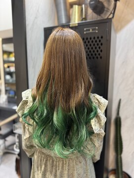 ヴァイス 渋谷店(VAICE) 推しカラー/グラデーション風/グリーン