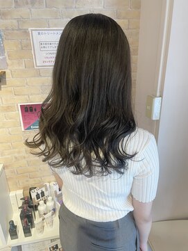 ブレス ヘアー clara店(Bless HAIR) 10代/20代/インスタ人気/オリーブカラー/ロングヘア