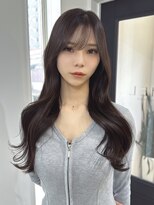 ビビバイベル(BiVi by BHEL)&nbsp;桑名ロングレイヤーカットハッシュカット透明感カラー重めロング