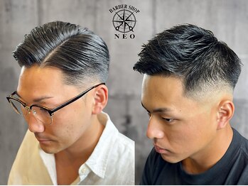 バーバー ショップ ネオ(BARBER SHOP NEO)の写真/BARBERならではの洗練された男のスタイルで理想の第一印象を。仕事帰りにも通える22時迄［宇都宮/メンズ］