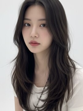 エイチ 大阪梅田(H) ミルクティーベージュボブグレージュアンブレラカラークラゲヘア