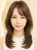 アンベル(ANBEL)&nbsp;ブリーチハイライト髪質改善ダブルカラーレイヤーカット