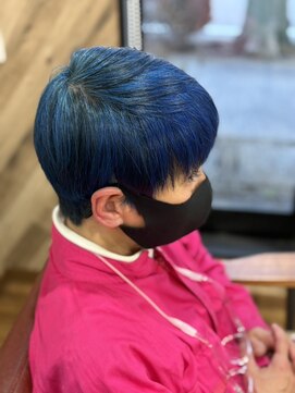 ルネッサンスヘアー ラファエロ(RAFFAELLO) ヘアマニキュア　　ブルー