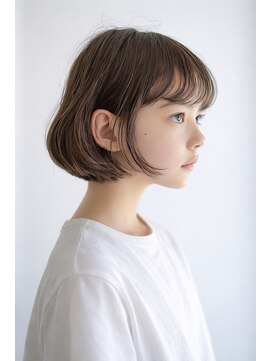 ヘアセラヴィ 雨ヶ谷(hair C'est La Vie) キッズナチュラルボブ