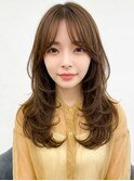 透明感髪質改善カラー◎モカブラウン艶髪レイヤー春カラー