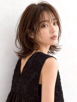 ミロアヴィタ 平尾(miroa vita)&nbsp;ベージュカラー 顔周りカット レイヤー 20代 前髪カット