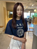 アルク(alku) 【meg】顔まわりレイヤー ぷつっとロングヘアアレンジ