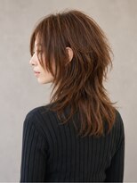 ペスカケイクリエイティブ(PESCA K-CREATIVE)&nbsp;背面の段差が見えるブラウンカラー