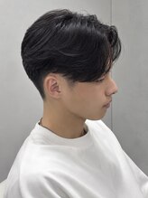 DRAW men's salon【11/1OPEN（予定）】&nbsp;曲がる縮毛矯正＋刈り上げセンターパート